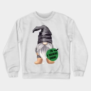 Halloween Roaming Gnome Crewneck Sweatshirt